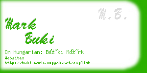 mark buki business card